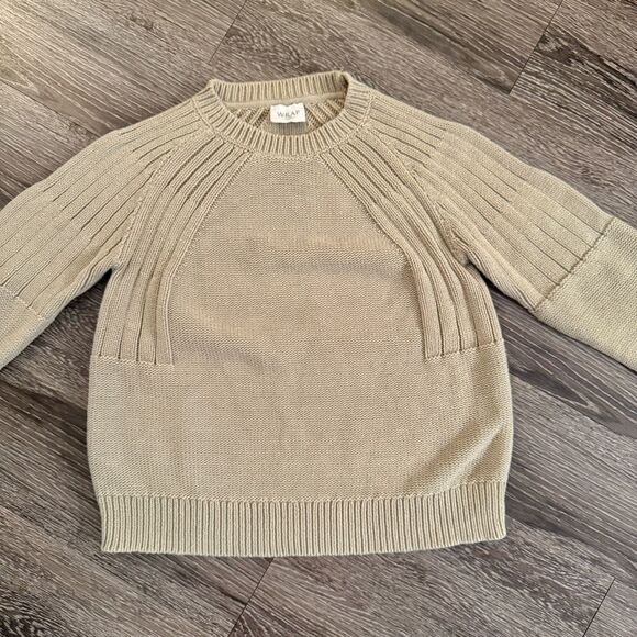 Wrap London Tan Cotton Sweater - Picture 3 of 9